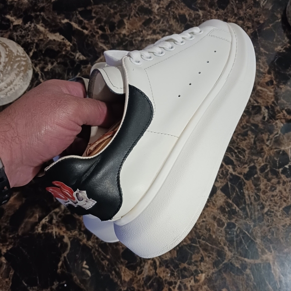 ⚫️ Black Friday Alexander Mcqueen Oversized Chunky Shoes/Sneakers Size 40 EU - Picture 10 of 11